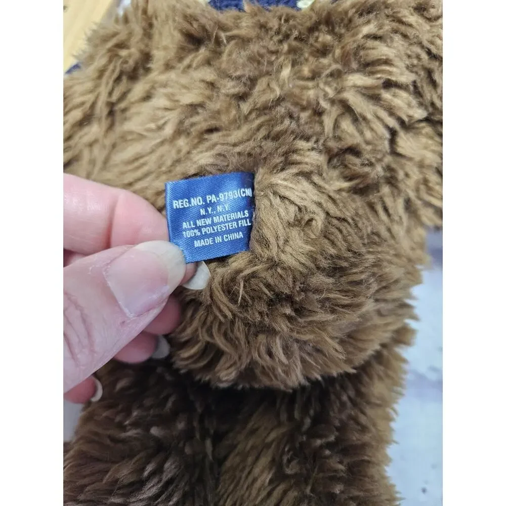 Vintage 2003 Ralph Lauren Polo Bear Plush Teddy 10